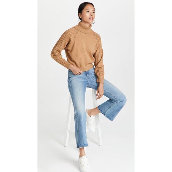 BB Dakota by Steve Madden Put A Wing On It Sweater in Light Camel XSmall - Picture 13 of 13